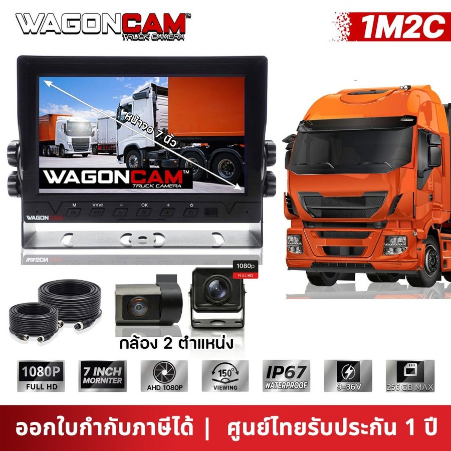 1M2C ชุด 2 จุด + AI BSD ขาตั้งเหล็ก
