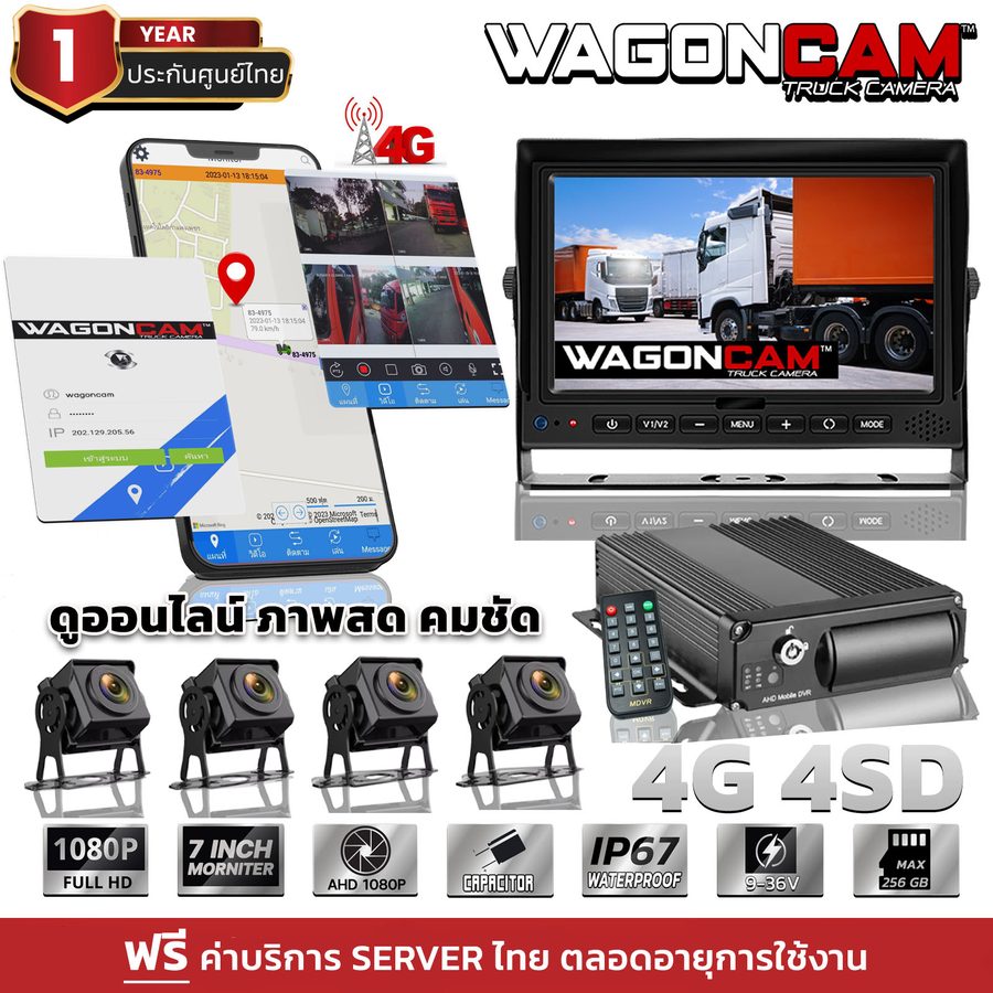 4G4SD กล่อง MDVR 4G (SD Card) ดูออนไลน์