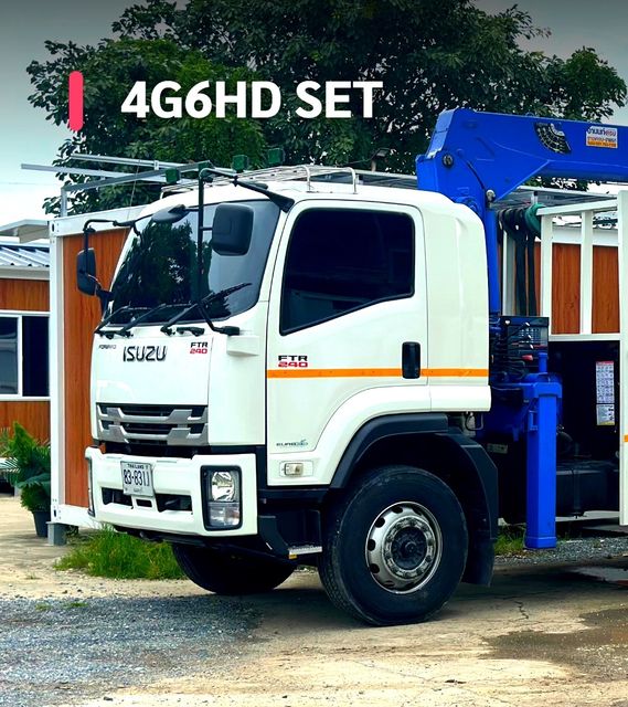รถบรรทุกติดเครน ISUZU FTR 240 · 4G6HD ภาพที่ 1