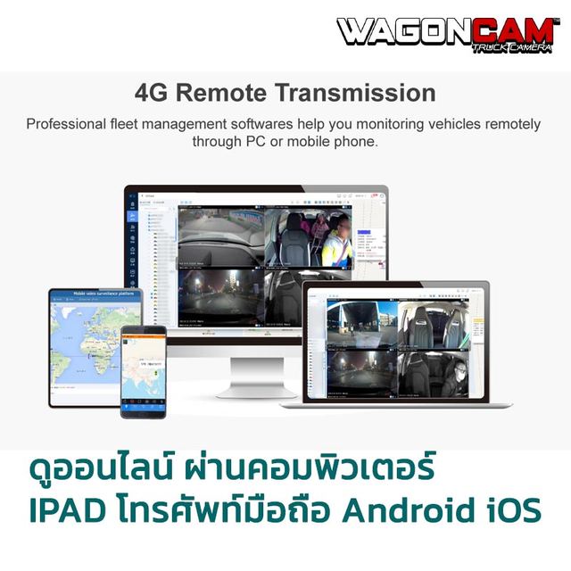4G2CH กล้อง 4G 2 จุด ส่องคนขับ + หน้ารถ รูปที่ 7