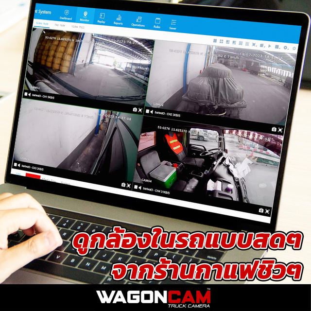 4G4HD กล่อง MDVR 4G 4 กล้อง (ใส่ฮาร์ดดิสก์) รูปที่ 5