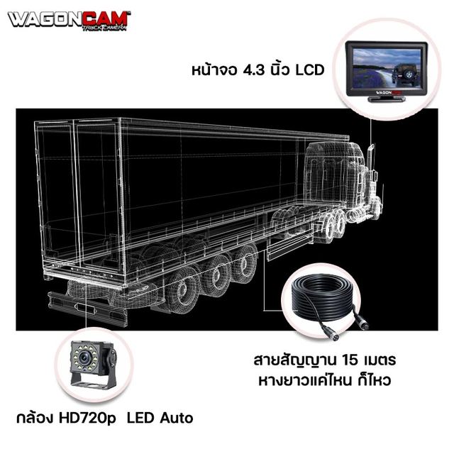 M4B ชุดกล้องถอย จอ 4.3 นิ้ว รูปที่ 2