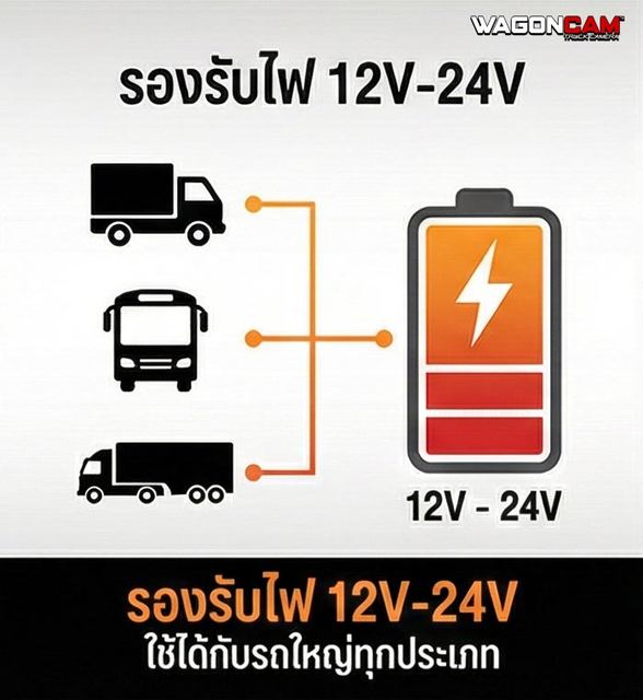 RADAR24V เซนเซอร์ถอย รถบรรทุก 12V / 24V รูปที่ 5