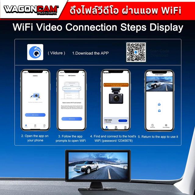 Y14T+WiFi กล้อง 4 ทิศทาง จอ 10.3 นิ้ว CarPlay รูปที่ 3